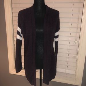 Burgundy cardigan